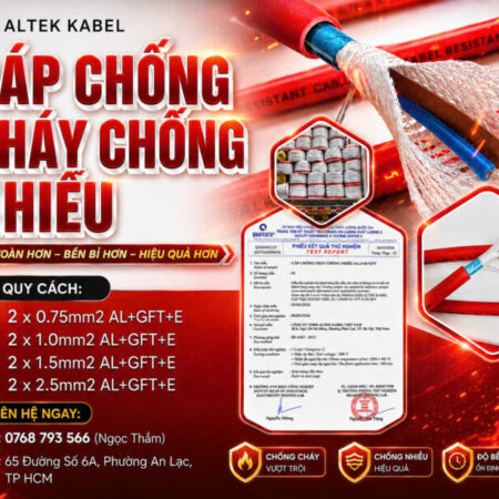 CẦN BÁN Cáp Chống Cháy Chống Nhiễu Altek Kabel – Đáp Ứng Yêu Cầu Của Hệ Thống PCCC CẦN BÁN Cáp Chống Cháy Chống Nhiễu Altek Kabel – Đáp Ứng Yêu Cầu Của Hệ Thống PCCC