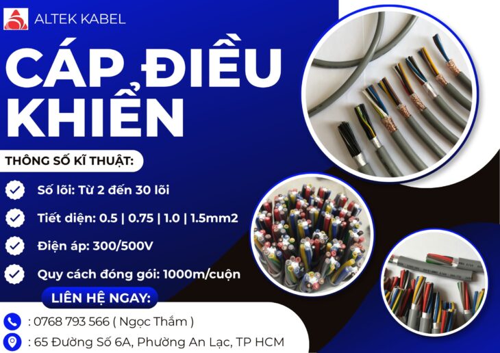 CẦN BÁN Cáp Điều Khiển ALTEK KABEL – Giải Pháp Truyền Tín Hiệu Ổn Định
