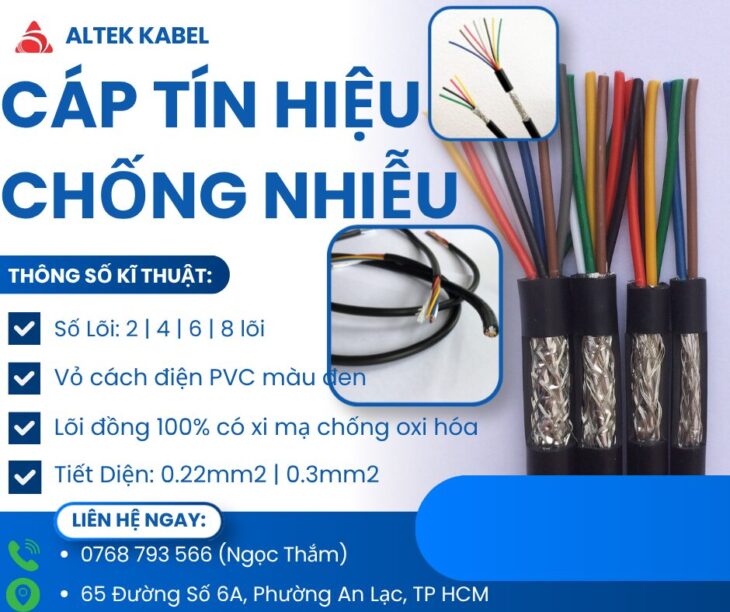 CẦN BÁN Cáp Tín Hiệu Chống Nhiễu ALTEK KABEL