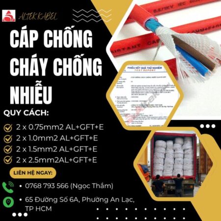 CẦN BÁN Cáp Chống Cháy Chống Nhiễu Altek Kabel NHIỆT ĐỘ CHÁY 950 độ C CẦN BÁN Cáp Chống Cháy Chống Nhiễu Altek Kabel NHIỆT ĐỘ CHÁY 950 độ C