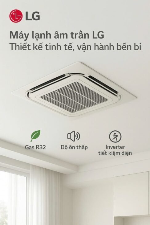 Đại lý chính thức Máy lạnh âm trần LG cho căn hộ/chung cư cực ưu đãi cho mọi khách hàng