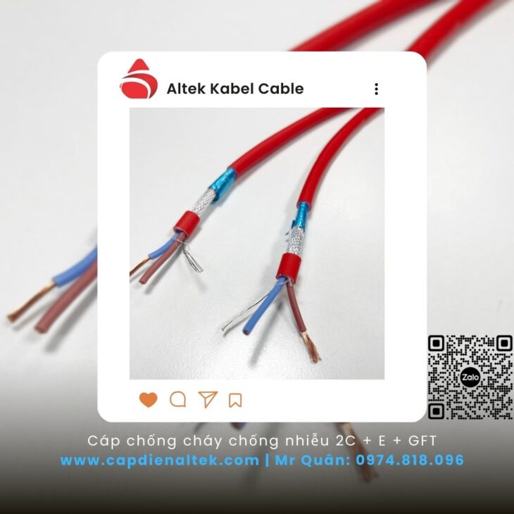 Tổng Kho Altek Kabel: Cáp chống cháy chống nhiễu