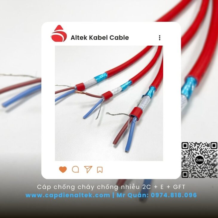 Tổng Kho Altek Kabel: Cáp chống cháy chống nhiễu
