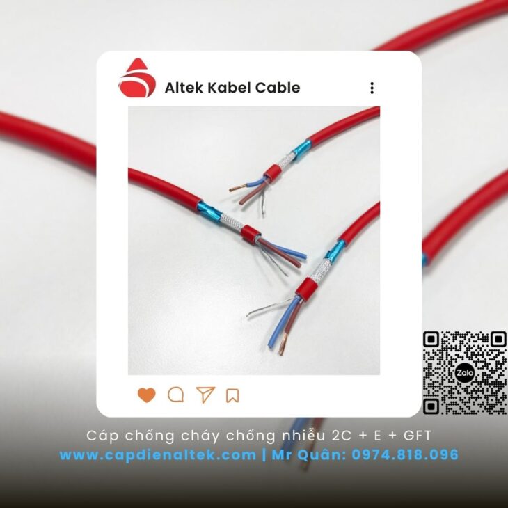 Tổng Kho Altek Kabel: Cáp chống cháy chống nhiễu