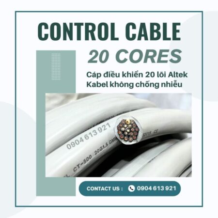 Cáp điện 20 lõi, cáp tín hiệu 20×0.5/20×0.75/20×1.0/20×1.5 Altek Kabel