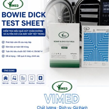 BOWIE DICK TEST SHEET VIMED