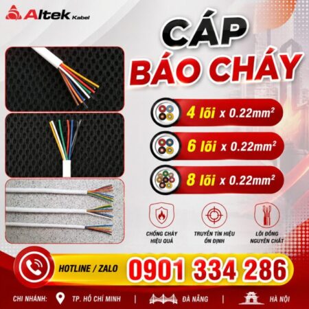 Cáp Báo Cháy ALTEK KABEL – Cáp Tín Hiệu PCCC Cáp Báo Cháy ALTEK KABEL – Cáp Tín Hiệu PCCC