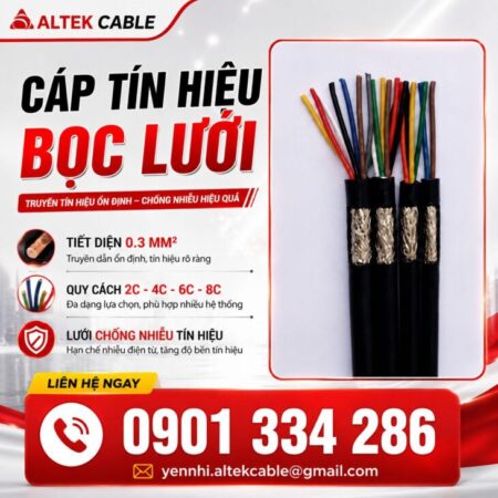 Cáp Tín Hiệu Chống Nhiễu 0.3mm² ALTEK KABEL