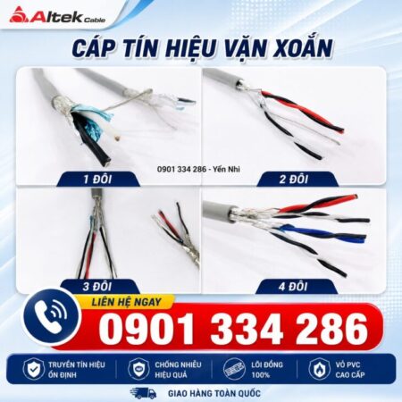 Báo Giá Cáp Tín Hiệu RS485 Chống Nhiễu ALTEK KABEL Báo Giá Cáp Tín Hiệu RS485 Chống Nhiễu ALTEK KABEL
