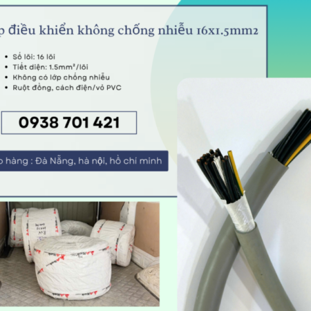 Cáp điều khiển không chống nhiễu 16×1.5mm² Quảng Bình, Quảng Ngãi, Quảng Nam