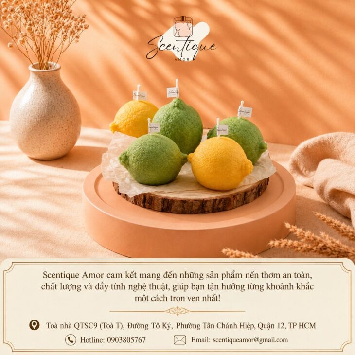 Mua Nến Thơm Quả Chanh 100gr