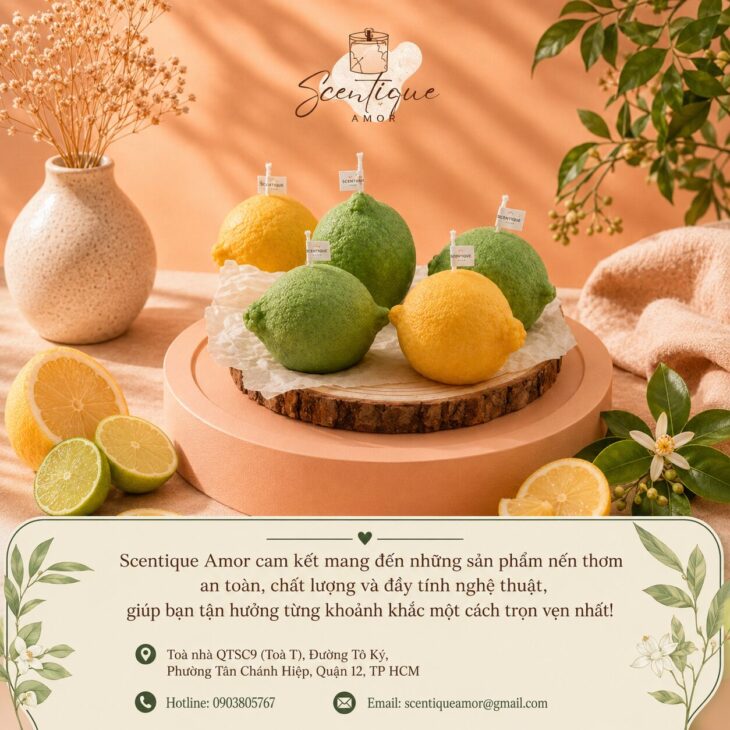 Mua Nến Thơm Quả Chanh 100gr