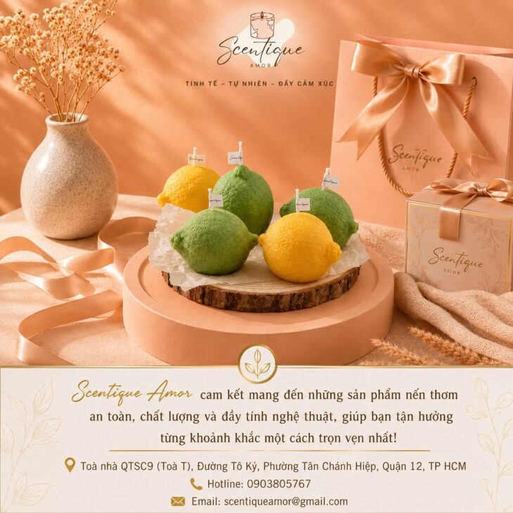 Mua Nến Thơm Quả Chanh 100gr