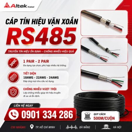 Báo Giá Cáp Tín Hiệu RS485 ALTEK KABEL Báo Giá Cáp Tín Hiệu RS485 ALTEK KABEL