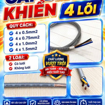 CẦN BÁN Cáp Điều Khiển ALTEK KABEL 4 lõi – Vận Hành Ổn Định CẦN BÁN Cáp Điều Khiển ALTEK KABEL 4 lõi – Vận Hành Ổn Định