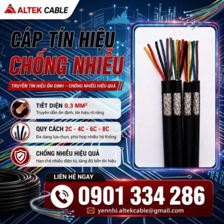 Cáp Tín Hiệu Chống Nhiễu 0.3mm² ALTEK KABEL