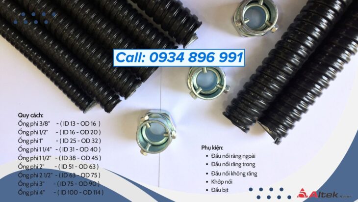 Ống Ruột Gà Lõi Thép Bọc Pvc Và Đầu Nối Có Sẵn Hồ Chí Minh, Đà Nẵng, Hà Nội