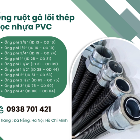 Ống ruột gà lõi thép bọc nhựa PVC – Giải pháp bảo vệ dây điện linh hoạt Phú Yên, Huế Ống ruột gà lõi thép bọc nhựa PVC – Giải pháp bảo vệ dây điện linh hoạt Phú Yên, Huế