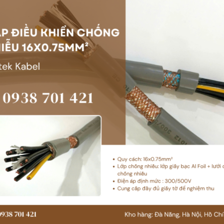 Cáp điều khiển chống nhiễu 16×0.75mm² Altek Kabel Quảng Trị, Huế, Nghệ An Cáp điều khiển chống nhiễu 16×0.75mm² Altek Kabel Quảng Trị, Huế, Nghệ An