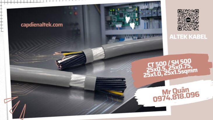 Altek Kabel: Cáp điều khiển 25 lõi loại mềm