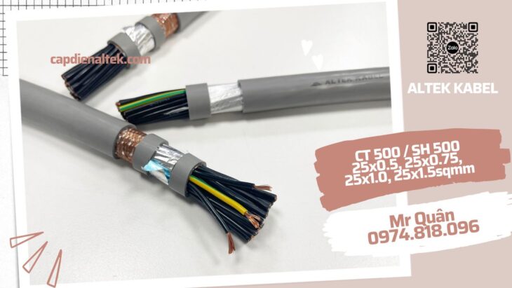 Altek Kabel: Cáp điều khiển 25 lõi loại mềm