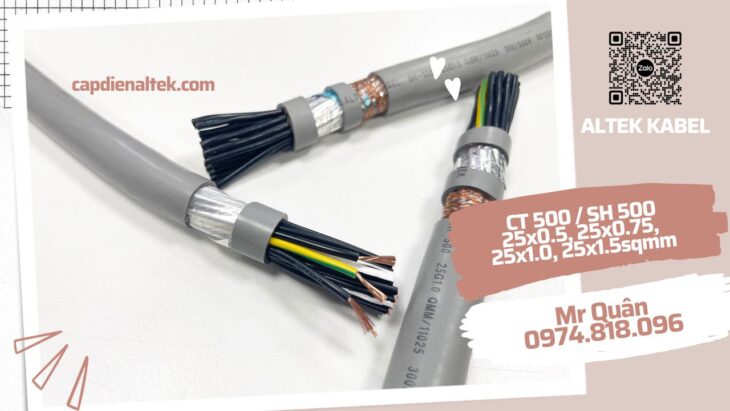 Altek Kabel: Cáp điều khiển 25 lõi loại mềm