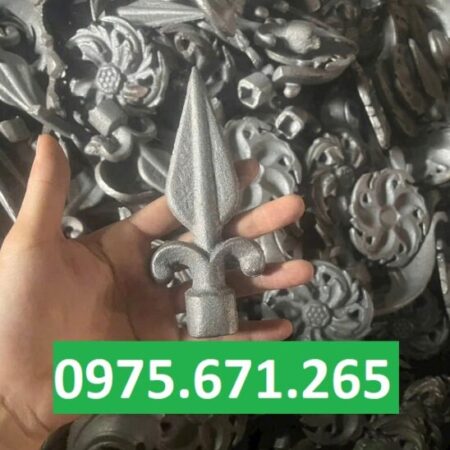 Mũi mác gang cho lan can sắt