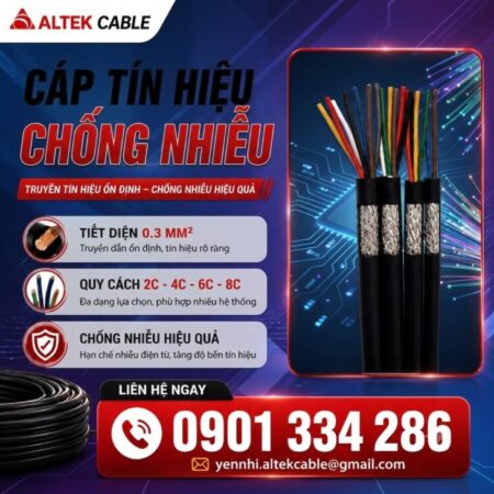 Cáp Tín Hiệu Chống Nhiễu 0.3mm² ALTEK KABEL