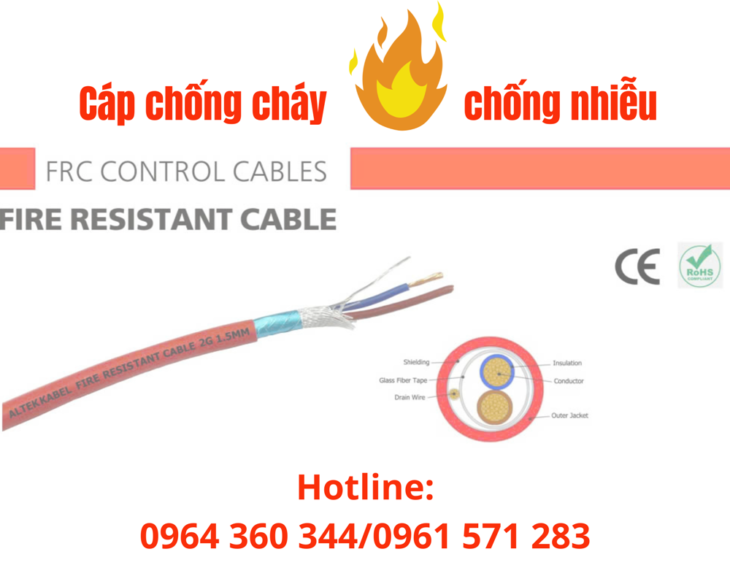 Cáp chống cháy chống nhiễu Altek Kabel giá tốt tại Hà Nội, HCM và Đà Nẵng