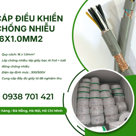 Cáp điều khiển chống nhiễu 16×1.0mm² Altek Kabel – SH-11016 phân phối toàn quốc