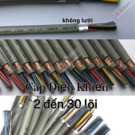 Cáp điều khiển nhiều lõi bọc lưới chống nhiễu- Altek kabel