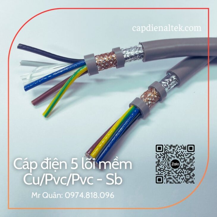 Cáp điều khiển 5 lõi Altek Kabel – Hàng sẵn kho